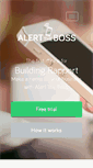 Mobile Screenshot of alerttheboss.com
